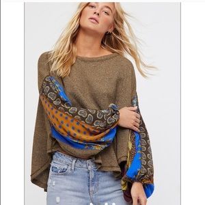 Free people blossom thermal olive green